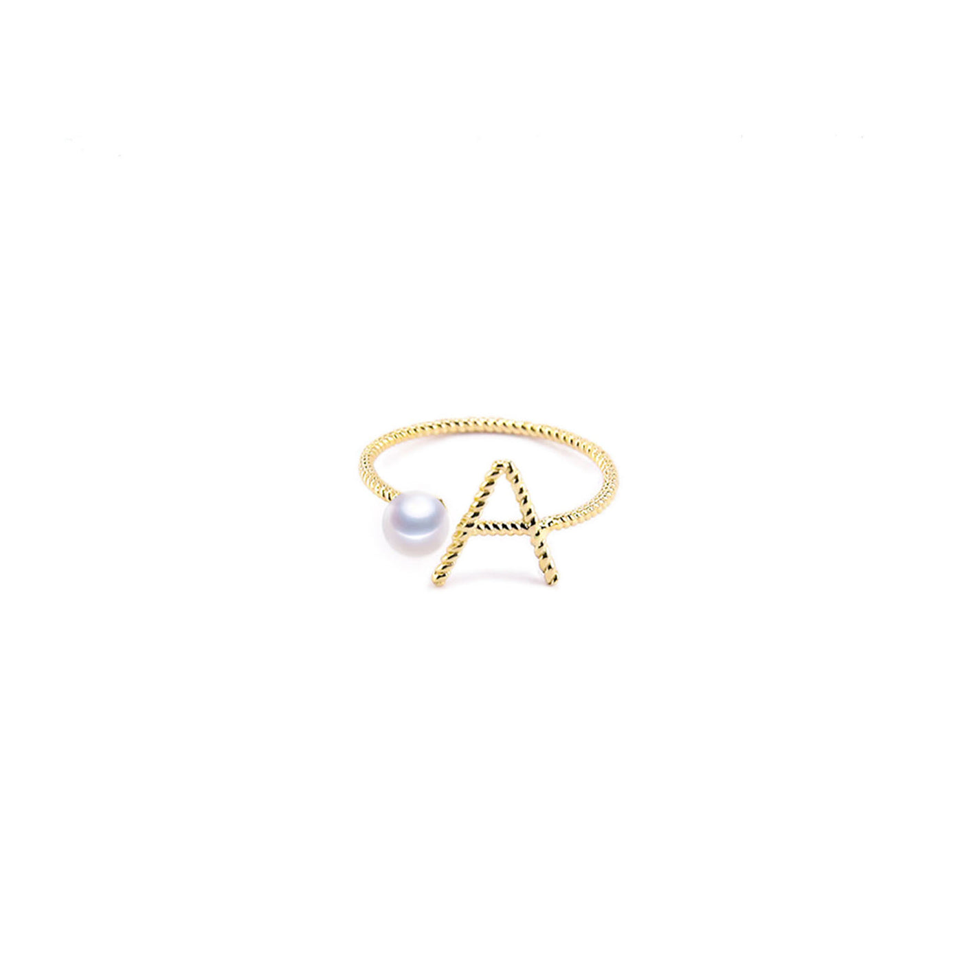 Initial Letter A Ring | Angela Jewellery Australia