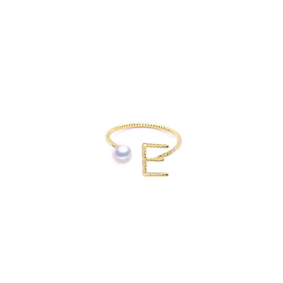 Initial Letter E Ring | Angela Jewellery Australia