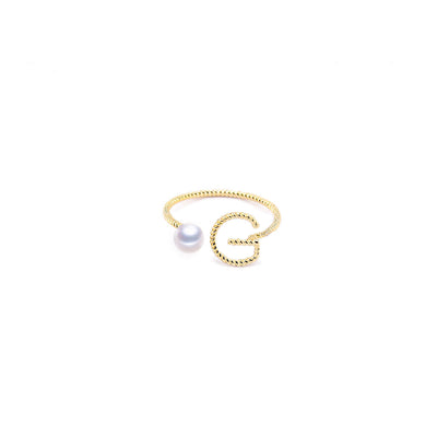 Initial Letter G Ring | Angela Jewellery Australia