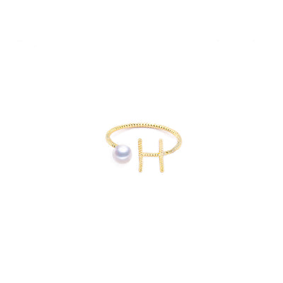 Initial Letter H Ring | Angela Jewellery Australia