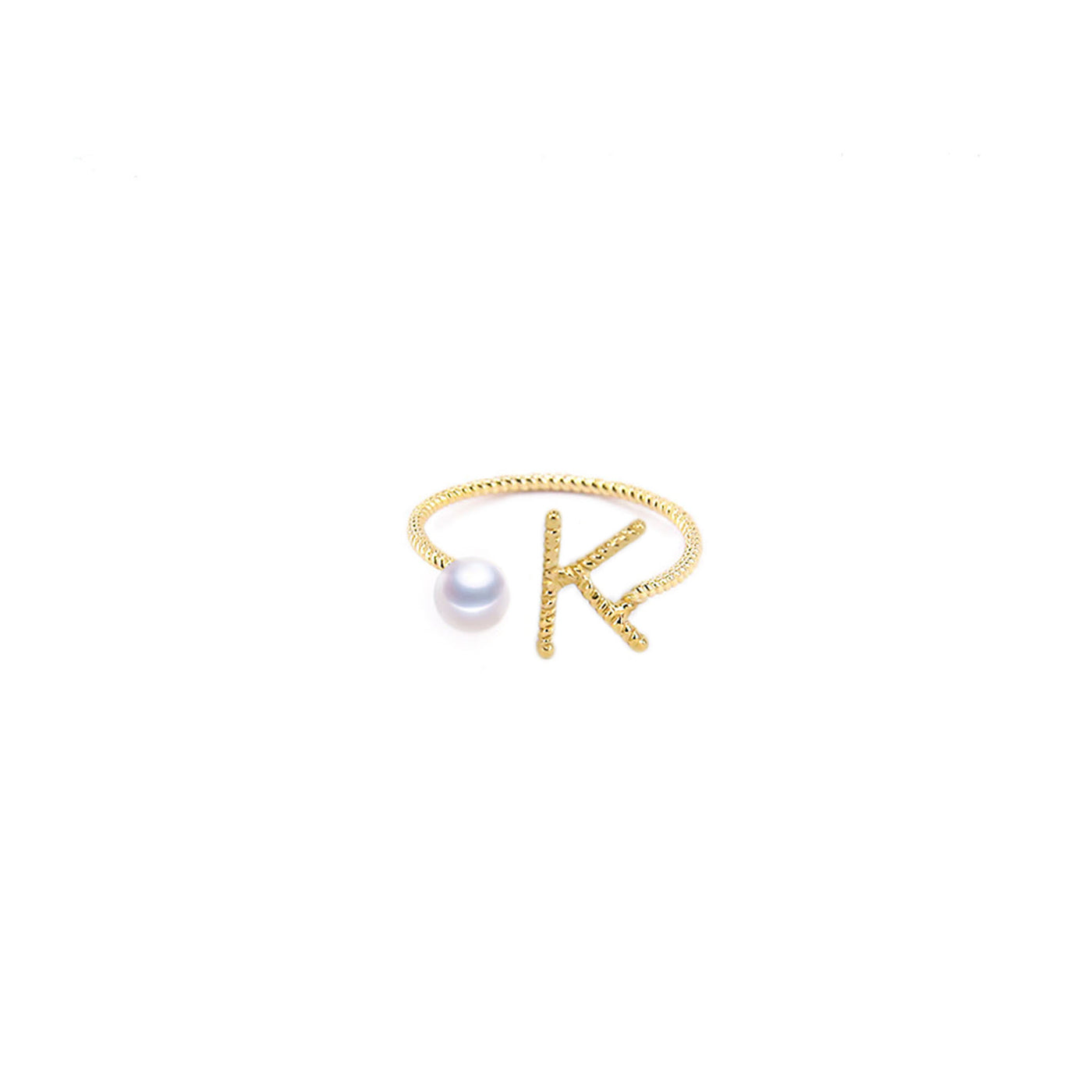 Initial Letter K Ring | Angela Jewellery Australia
