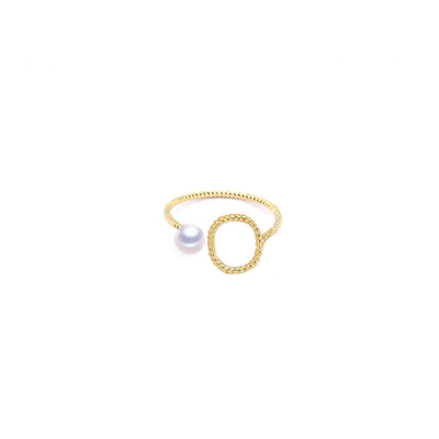 Initial Letter O Ring | Angela Jewellery Australia