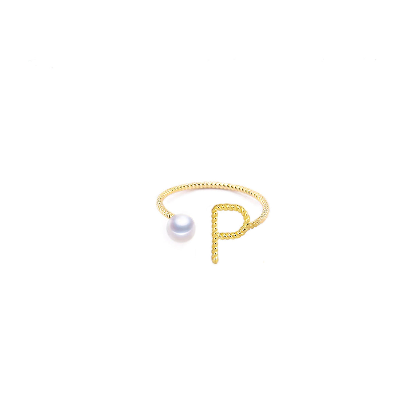 Initial Letter P Ring | Angela Jewellery Australia