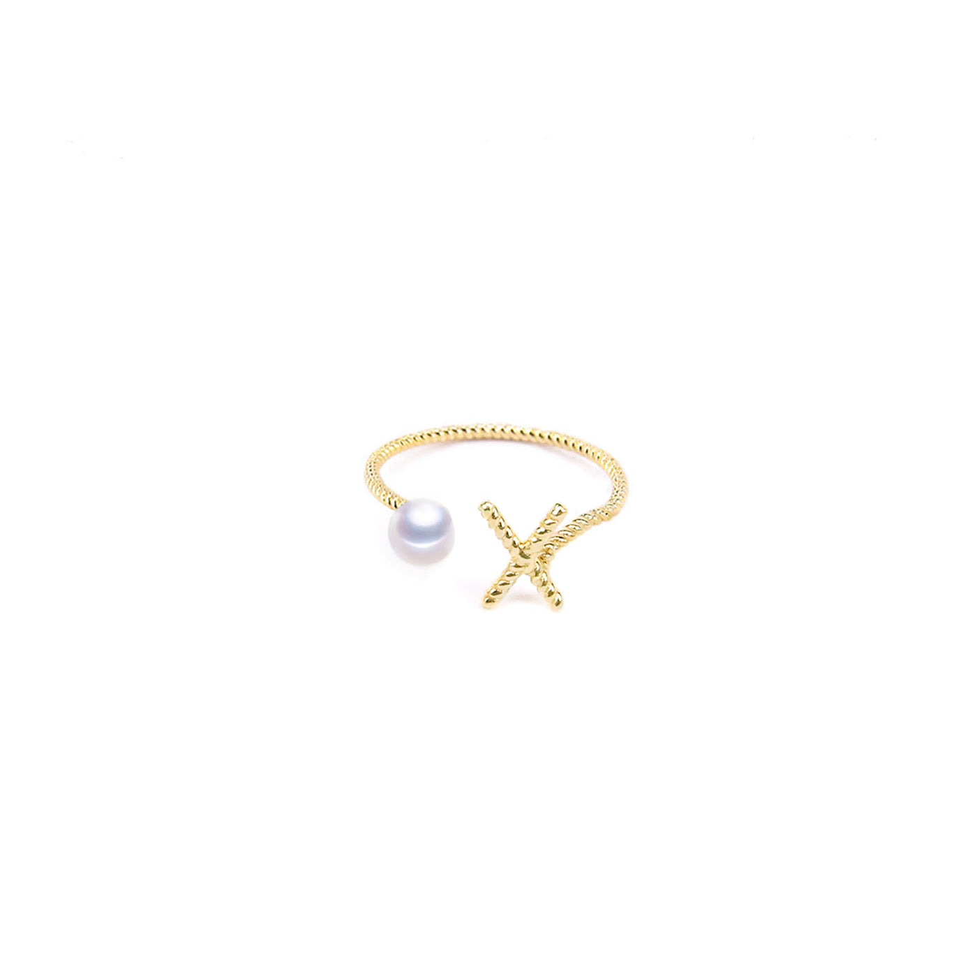 Initial Letter X Ring | Angela Jewellery Australia