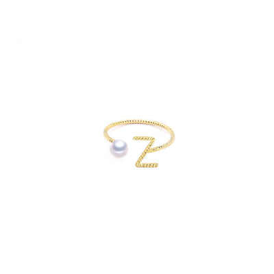 Initial Letter Z Ring | Angela Jewellery Australia