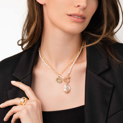 Karma Pearl Necklace | Angela Jewellery Australia