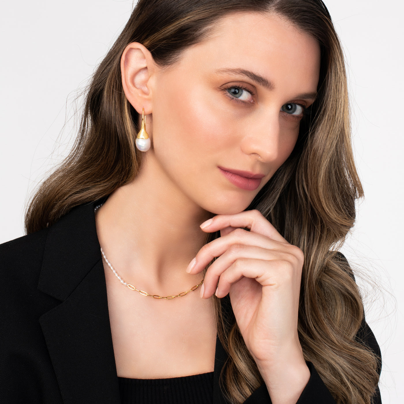 Lavish Pearl Earring | Angela Jewellery Australia