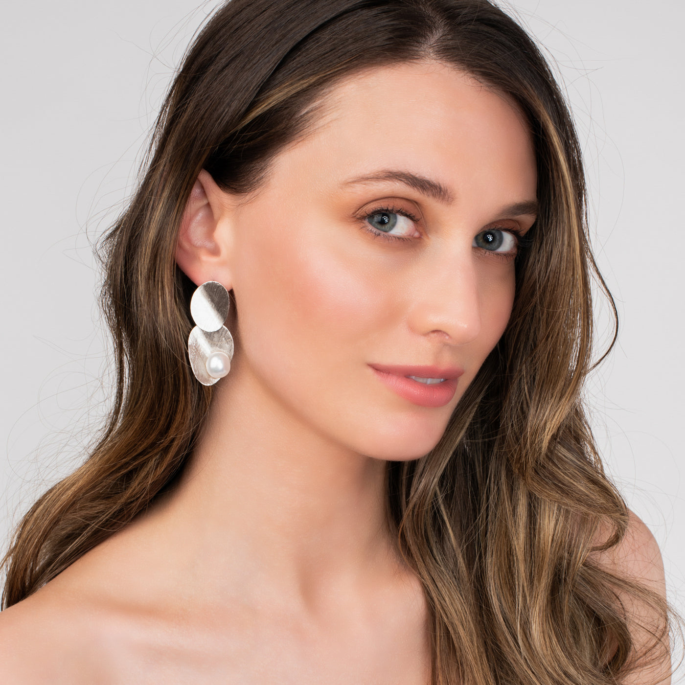 Leafy Pearl Earring | Angela Jewellery Australia