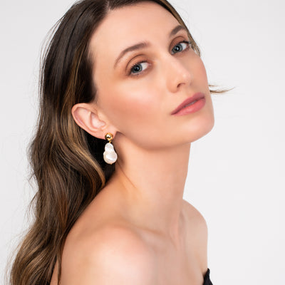 Maria Pearl Earring | Angela Jewellery Australia