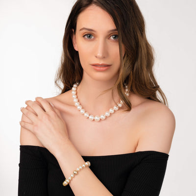 Natasha Pearl Necklace | Angela Jewellery Australia