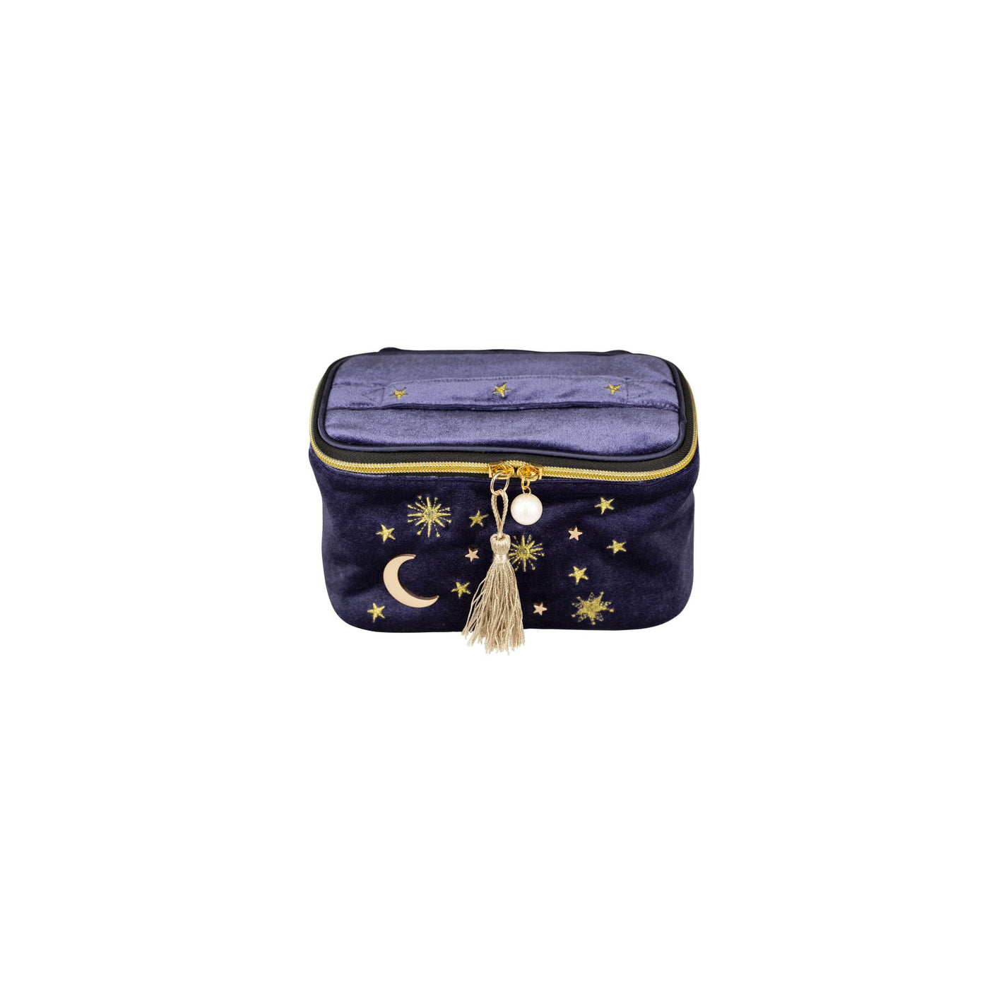 Starry Velvet Travel Jewellery / Cosmetic Bag | Angela Jewellery Australia