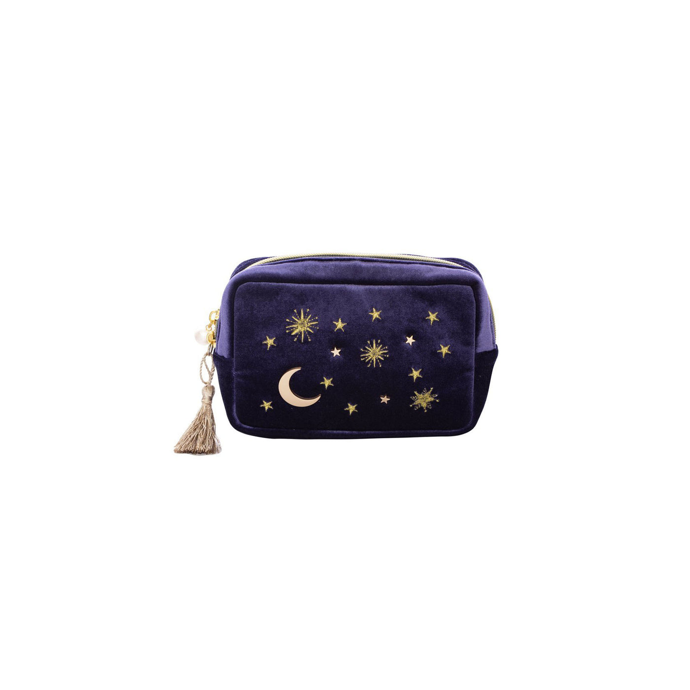 Starry Velvet Travel Jewellery / Cosmetic Bag | Angela Jewellery Australia