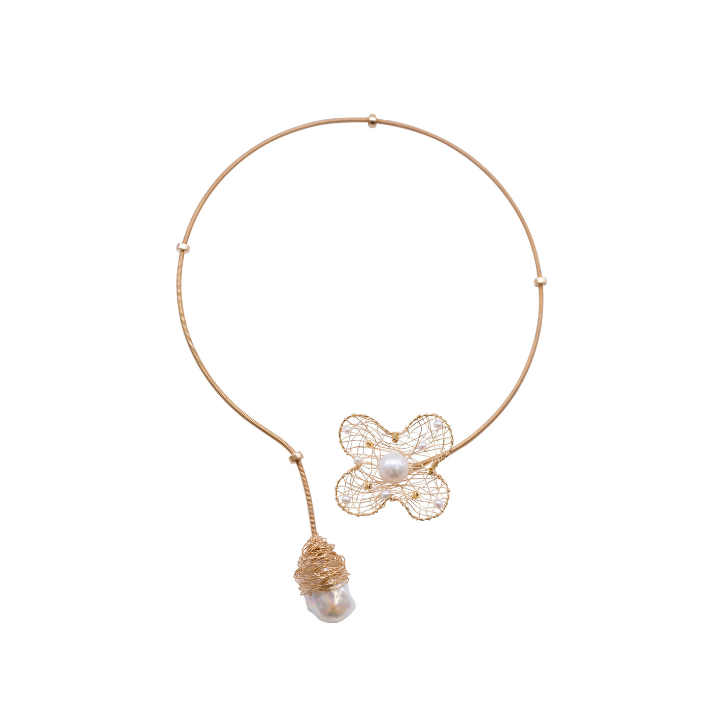 Camelia Pearl Necklace | Angela Jewellery Australia