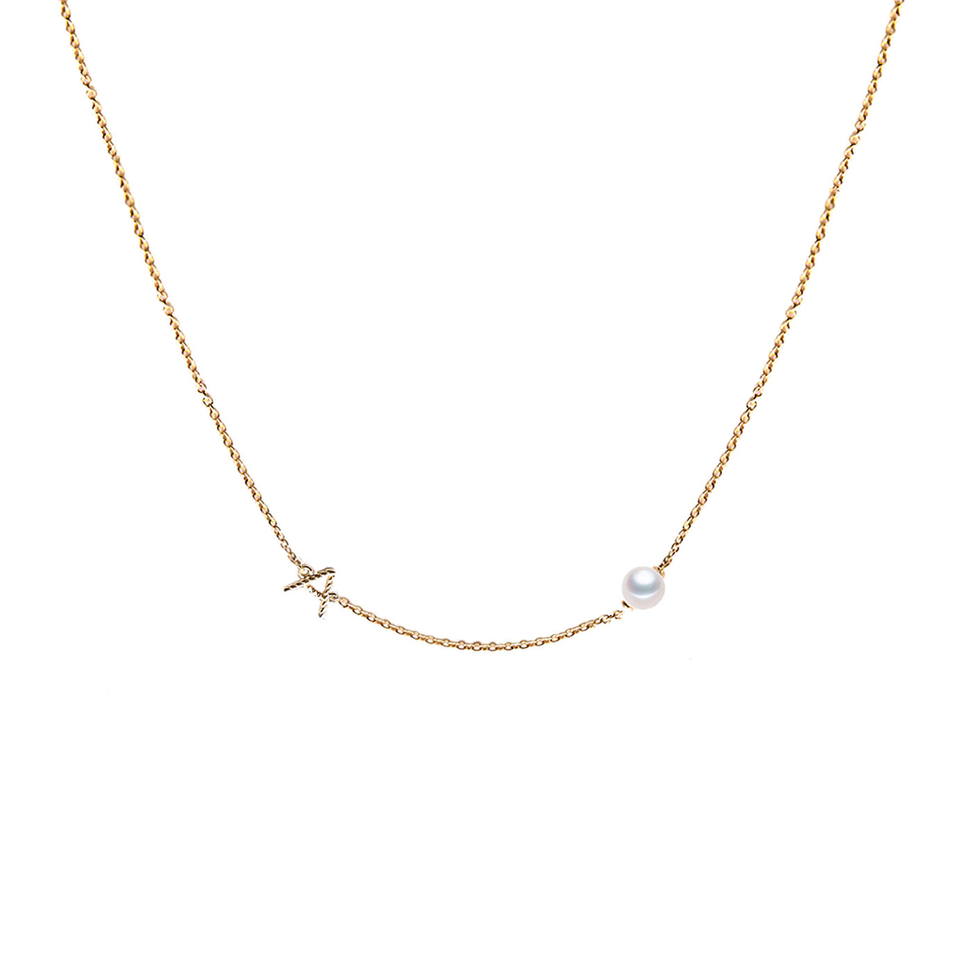 Initial Letter A Necklace | Angela Jewellery Australia
