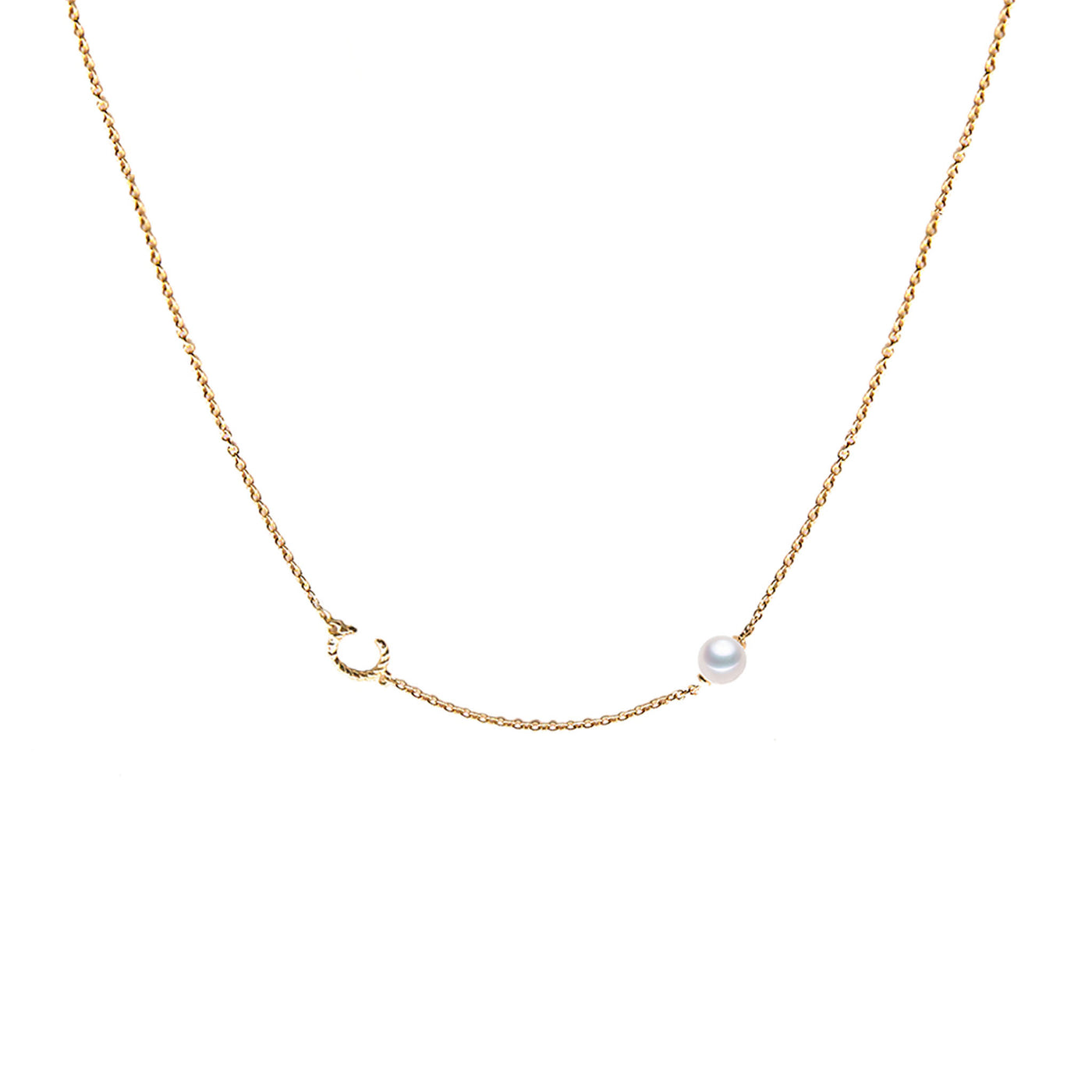 Initial Letter C Necklace | Angela Jewellery Australia