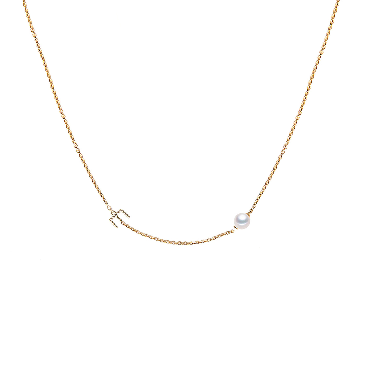 Initial Letter E Necklace | Angela Jewellery Australia
