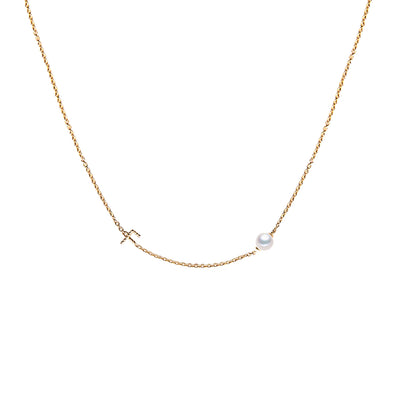 Initial Letter F Necklace | Angela Jewellery Australia