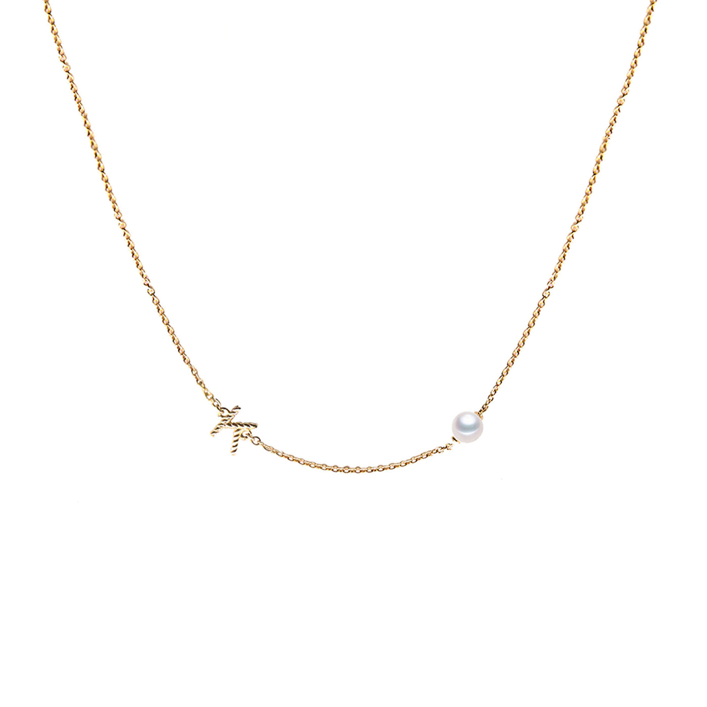 Initial Letter K Necklace | Angela Jewellery Australia