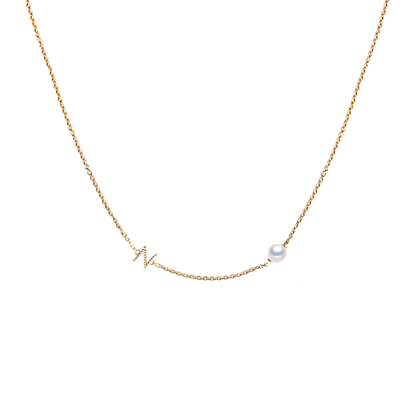 Initial Letter N Necklace | Angela Jewellery Australia