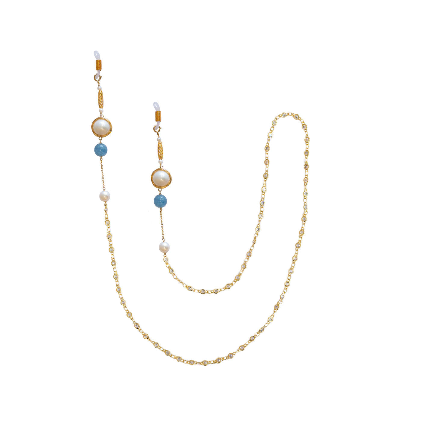 Orla Eyewear Chain - Blue | Angela Jewellery Australia